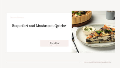 Indulge in Gourmet Comfort: Maison Morand's Roquefort and Mushroom Quiche Recipe