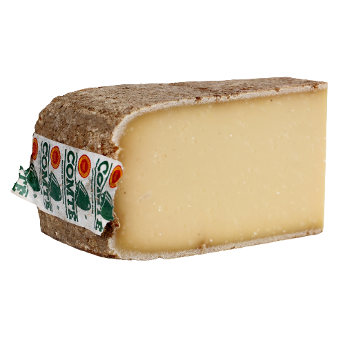 a big piece of Comté cheese