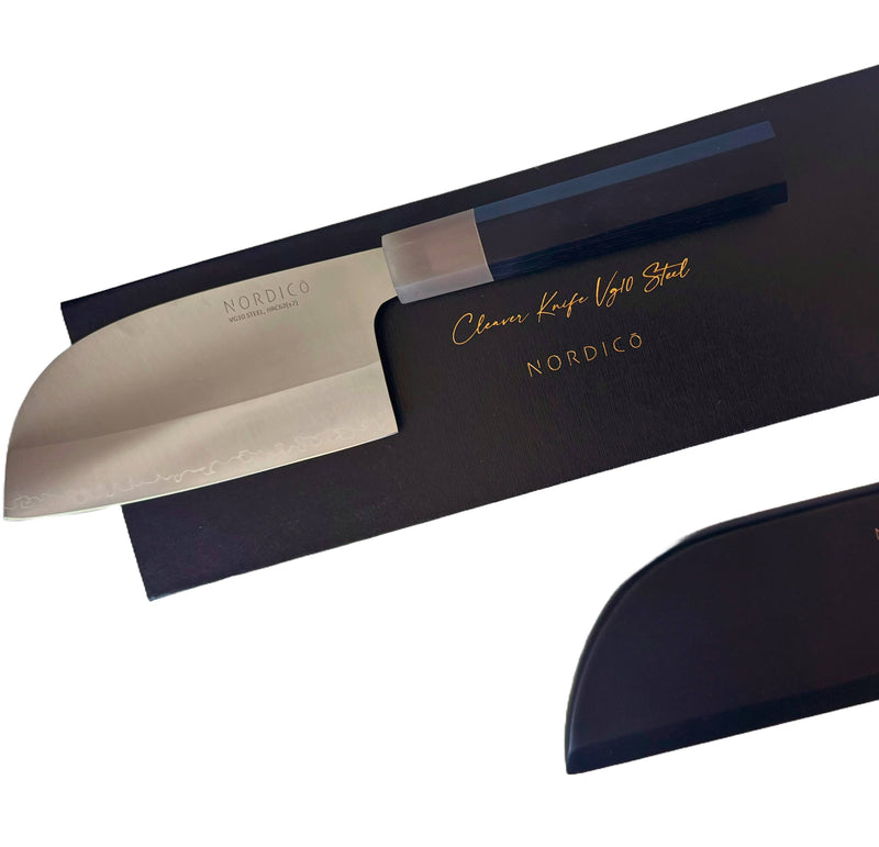 Nordico Cleaver Knife with Wooden sheath
