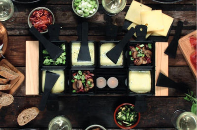 detailed schematic diagram of Raclette cheese set