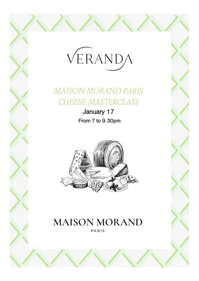 Artisan Cheese Masterclass | 17th Jan 2025 - Maison Morand