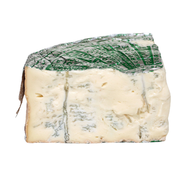 half block of Gorgonzola Dolce cheese